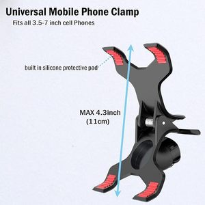<b>Gooseneck</b> <b>Phone</b> <b>Holder</b> for Bed Flexible <b>Gooseneck</b> Long Arm <b>Phone</b> Mount for Desk with 360° Adjustable for All 4-7” Cellphone - Product Image 3