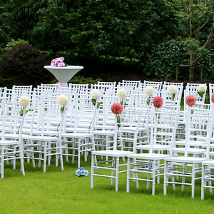 <span class=keywords><strong>Sillas</strong></span> de Lujo para Eventos, Bodas, Hoteles y Catering, Modelo <span class=keywords><strong>Chiavari</strong></span> en Blanco Mate y Plateado, Fabricadas en China - Product Image 2