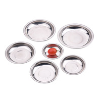 Plateau à condiments et snacks en acier inoxydable, sans aimant, motif uni, moderne et minimaliste, pour fabricants