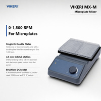 VIKERI MX-M Laboratory Microplate Mixer/Shaker 0-1500rpm Kecepatan Dapat Diatur Layar LED Orbital & Timer untuk Penelitian Ilmu Kehidupan