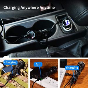 Chống nước Zoomable Led đèn pin 1000 Lumens với 4 chế độ ánh sáng <span class=keywords><strong>AAA</strong></span> 18650 pin Hợp kim nhôm <span class=keywords><strong>Torch</strong></span> IPX6 chứng nhận - Product Image 3