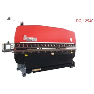 DG-12540 Plegadoras De Chapa Manuales Up Stroke 125Ton 4Meter Press Brake Angle Iron Bending Machine Hydraulic Folding Machine