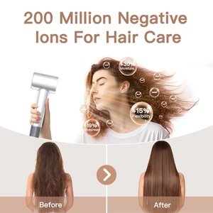 Sèche-cheveux ionique haute vitesse avec écran LCD, en plastique, pour usage domestique et hôtelier - Product Image 6