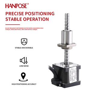 HANPOSE Bremse oder Encoder Anpassung 1,3A Kugelumlaufspindel Linearer Schrittmotor NEMA14 35HB35-0805-80 8/10/12 80-300mm Steigung Motor - Product Image 2