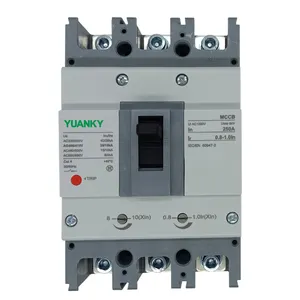 Термомагнитный Регулируемый автоматический выключатель YUANKY HWM32RT 2P 3P 4P 160A 320A 630A 800A, защита двигателя распределения питания MCCB