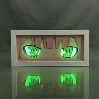 Darling in the Franxx ZERO TWO Anime Light Box Eyes  Personnaliser Manga Led Night Lamp Hoom Decor Lightbox Animation Nightlight