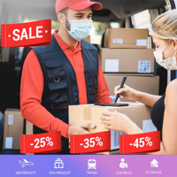 Les services de logistique porte-à-porte les moins chers par FedEx, UPS, DHL Express