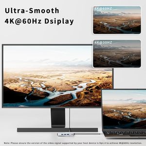 SYONG 9 en 1 Station d'accueil USB C à 4K60Hz <span class=keywords><strong>HDMI</strong></span> Multiport <span class=keywords><strong>Adaptateur</strong></span> RJ45 USB3.0 SD/TF PD pour <span class=keywords><strong>Smartphone</strong></span> Ordinateur Portable TV Souris/Clavier - Product Image 4