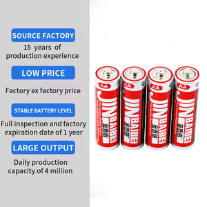 Good Working AA UM3 R6 1.5v <b>Battery</b> Super Heavy Duty Zinc Carbon AA Cell Bettery AA Size <b>Battery</b> - Product Image 2