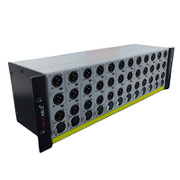 ABCCABLS Répartiteur audio professionnel 48 canaux DMX512, construction métallique, XLR Y, équipement d'éclairage de scène