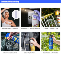 Vente en gros de boîtes aérosols métalliques vides de 65 mm, finition brillante ou mate, forme cylindrique pour peinture en aérosol, D65*H158mm, emballage en étain