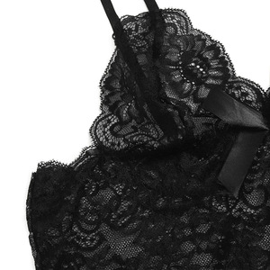 Ensemble deux pièces de vêtements de détente en soie imitation, style européen et américain, noir, tendance et confortable, vente en gros - Product Image 4