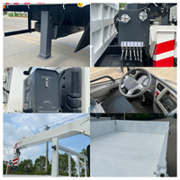 Camion-grue robuste Dongfeng 4x2 à 6 roues, 8 tonnes, avec grue à flèche, solutions personnalisées