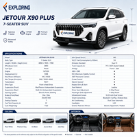 Nouvelle Voiture Familiale Jetour X90 Plus Luxe 7 Places SUV 1.6TGDI Automatique Conduite à Gauche Double Écran Intelligent pour l'Exportation 2025