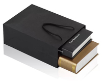 Top vente Sac en papier cadeau personnalisé pour bijoux montres Sacs d'emballage blancs Sacs d'emballage noirs pour lunettes avec impression de logo