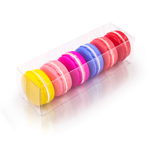 Tùy Chỉnh Rõ Ràng <span class=keywords><strong>Acetate</strong></span> Pet Hộp Quà Tặng Có Thể Tái Chế Nhựa Hiển Thị Gấp Hộp Cho Macaron Sô Cô La Cho Món Quà Giáng Sinh Bao Bì - Product Image 4