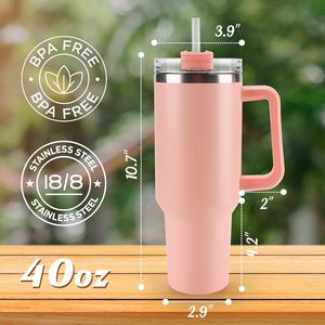 40oz Stainless Steel Vacuum <b>Flask</b> Tumbler Handle 6-12 Hours Thermal Insulation Camping Portable Eco-Friendly <b>Large</b> Capacity Lid - Product Image 2