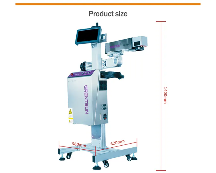 เครื่องยิงเลเซอร์30W CNC ออนไลน์เครื่องยิงเลเซอร์โลหะอลูมิเนียมพลาสติก PP ทำจากพีวีซี