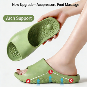 Zapatillas de Mujer Deran OEM Personalizadas, Antideslizantes, de EVA, Cómodas para el Verano, con Suela Gruesa y Suave, Soporte de Arco y Acupresión - Product Image 2