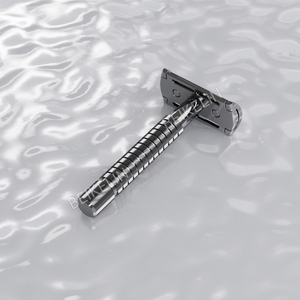 BEIKELIN Wholesale Metal Matte Gun Grey <strong>Double</strong> <strong>Blades</strong> Old-Fashioned <strong>Razor</strong> Man Safety <strong>Razor</strong> With Replacement <strong>Blades</strong>