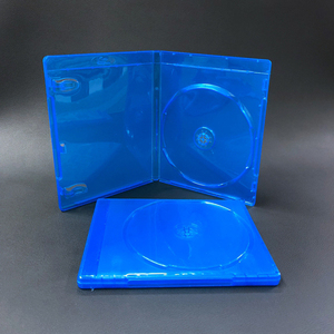 Boîtier de protection personnalisé bleu pour disque de jeu PS3, coque de rangement simple en PP pour boîte de disque optique <span class=keywords><strong>PlayStation</strong></span> CD DVD - Product Image 2
