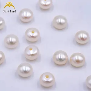 Wholesale 4a-5a Grade High Luster Round Beads Natural Freshwater Pearl Button Pearl 3mm-11mm Natural FreshWater Loose Pearl