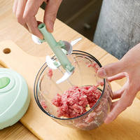 Hete Verkoop Milieuvriendelijke Duurzame Roestvrijstalen Mini Keuken Multifunctionele Fruit Groentesnijder Chopper Eenvoudig Handmatig Gereedschap