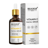 Sérum éclaircissant et anti-rides nourrissant à l'acide hyaluronique, à la vitamine E et à l'arbutine, avec 30% de vitamine C pour le visage et le cou