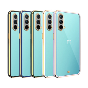 Coque de téléphone tendance en TPU chromé électroplaqué antichoc pour One Plus 5T <span class=keywords><strong>Nord</strong></span> CE <span class=keywords><strong>Nord</strong></span> 2 9RT 9R 9RO 8T 8PRO - Product Image 1