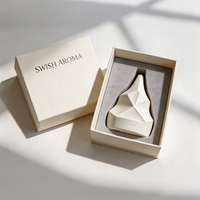 Diffuseur de parfum sans flamme en céramique 3D, pierre absorbante d'huiles essentielles, ornement parfumé pour la maison et l'intérieur de voiture