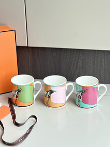 New North European Horse Pattern 3pcs Porcelain Mug Set - Product Image 6