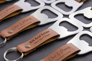 <span class=keywords><strong>Décapsuleur</strong></span> <span class=keywords><strong>porte</strong></span>-clés en similicuir personnalisable avec logo, minimaliste, en acier inoxydable, pour voyage, cadeaux de mariage - Product Image 4