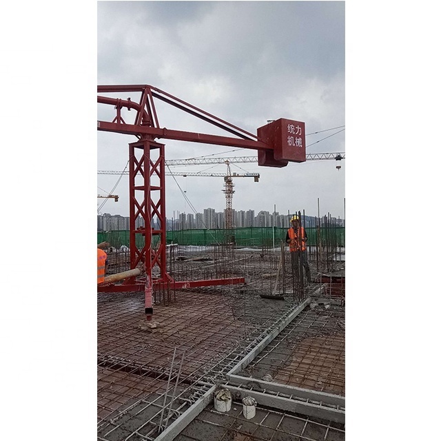 Mobile Placing Boom concrete Spreader for