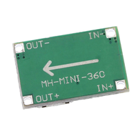 Modul Pesawat RC Mini360 Mini 360 DC Buck Converter 2A Modul Step Down 4.75V-23V ke 1V-17V 17x11x3.8mm Baru LM2596 Mainan RC Par