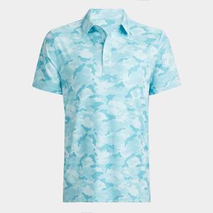 Tissu de sublimation personnalisé avec logo OEM, polyester respirant, élasthanne, imprimé numérique, séchage rapide, tricot pour chemises de golf pour hommes - Product Image 5