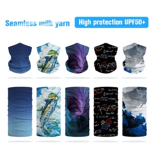 Modern Latest Custom-made Ice Multi-purpose Bandanas Cooling Seamless Fishing Bandana Best Cooling Neck Gaiter For Hot Weather