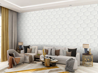 Panneau mural acoustique en fibre de polyester multicolore, panneau absorbant le son en feutre PET, design moderne, salon, maison, réduction du bruit