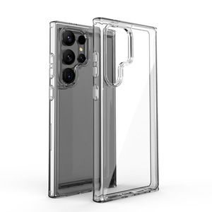 Caméra de haute qualité protéger Ridge Anti-jaune Transparent clair <span class=keywords><strong>coque</strong></span> de téléphone en verre trempé dur <span class=keywords><strong>pour</strong></span> S24 Plus Ultra - Product Image 2