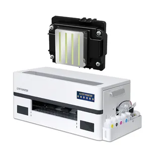 FuJian Shanghai A3 DTF Inkjet Printer Prestige mesin pakaian XP600 kepala cetak 30cm putih multiwarna ritel