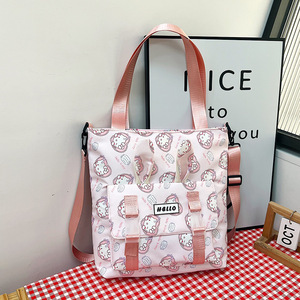 Nouveau sac de réparation en nylon à bandoulière unique sac à bandoulière mignon chien de laurier grande capacité sac étanche - Product Image 5