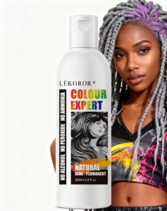 In Stock <strong>Hair</strong> Color Hot <strong>Purple</strong> <strong>Semi</strong> <strong>Permanent</strong> <strong>Dye</strong> - Product Image 1