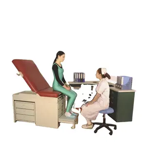 BT-EA020医院妇科检查沙发医疗产科检查台带抽屉脚凳价格
