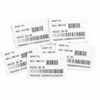 Étiquettes thermiques directes colorées, sans BPA, 2x1 3x2 4x6 pouces, adhésif amovible, pour le marquage des codes-barres, des inventaires et des étiquettes de prix