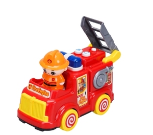 FiveStar Electric City Rescue <span class=keywords><strong>Ambulance</strong></span> et voiture de police Jouets en plastique avec musique et effets de lumière pour enfants - Product Image 1