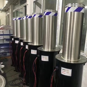 कॉर्पोरेट कार पार्क एक्सेस कंट्रोल के लिए ऑटो सरल आरफिड हाइड्रोलिक बोलार्ड ट्रैफिक बैरियर - Product Image 4