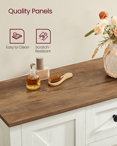 Mobiletto da <span class=keywords><strong>bagno</strong></span> <span class=keywords><strong>VASAGLE</strong></span> collezione LIRY, stile rustico, con 4 cassetti, mobiletto autoportante. - Product Image 4