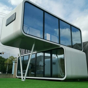 Cabina prefabricada de lujo de vidrio modular Casas prefabricadas de América del Sur Café de lujo Bar en casa Cabina Modular portátil Casa pequeña - Product Image 5