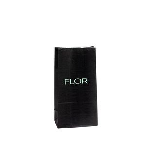 Bolsa de Papel para Comida para Llevar con Logotipo, Impresión a Color Personalizada, Cartón de Papel Kraft, Artículos Pequeños, Impresión Flexográfica en Blanco y Negro - Product Image 1