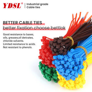 روابط كبل نايلون من الشركة المصنعة قابلة للتخصيص قوية ذاتية القفل ربطة عنق بلاستيكية PA66 ربطة عنق بسحاب كابل أسود Te يلف مقاومة للأشعة تحت البنفسجية - Product Image 5