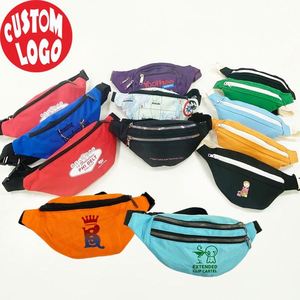 Riñonera Negra Personalizada para Mujer, Bolsa de Cintura de Nailon Impermeable, Transpirable y Cómoda - Product Image 1
